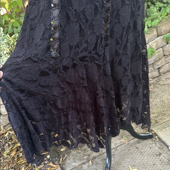 Elegant Boho Black Lace Skirt. Size M. - Picture 2 of 6